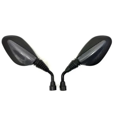 Зеркала заднего вида (ZX2447С) D10 2шт (Черный карбон) купить в Самаре