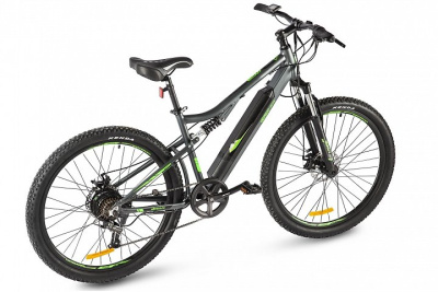 Велогибрид Eltreco Walter (чёрно-зелёный) купить в Самаре