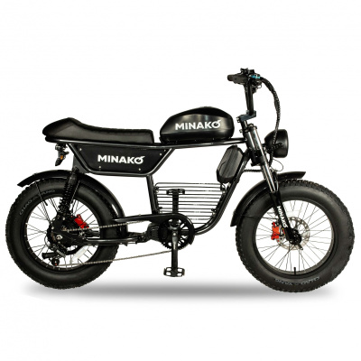 Электровелосипед Minako Bike Чёрный купить в Самаре