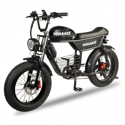 Электровелосипед Minako Bike Чёрный купить в Самаре