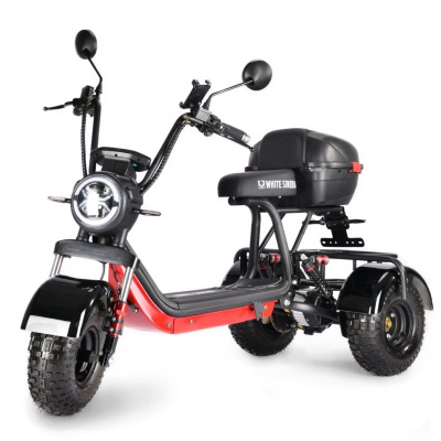 Электроскутер Citycoco White Siberia Trike Mini купить в #REGION_NAME_DECLINE_PP#