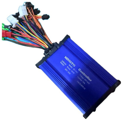 Контроллер 60V (48V+) для электровелосипедов 6G 19A (синий) универсальный с обучением 500W купить в Самаре