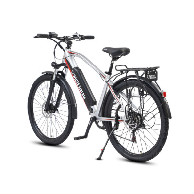 Электровелосипед WHITE SIBERIA CAMRY ALLROAD Cеребристый купить в Самаре